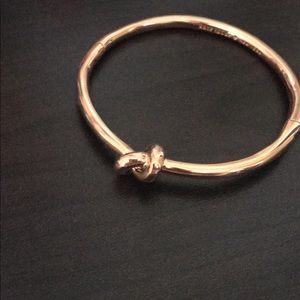 Kate Spade tie the knot rose gold bracelet