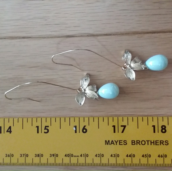 Gorgeous sky blue turquoise LOTUS PEACE flower gol - Picture 4 of 10