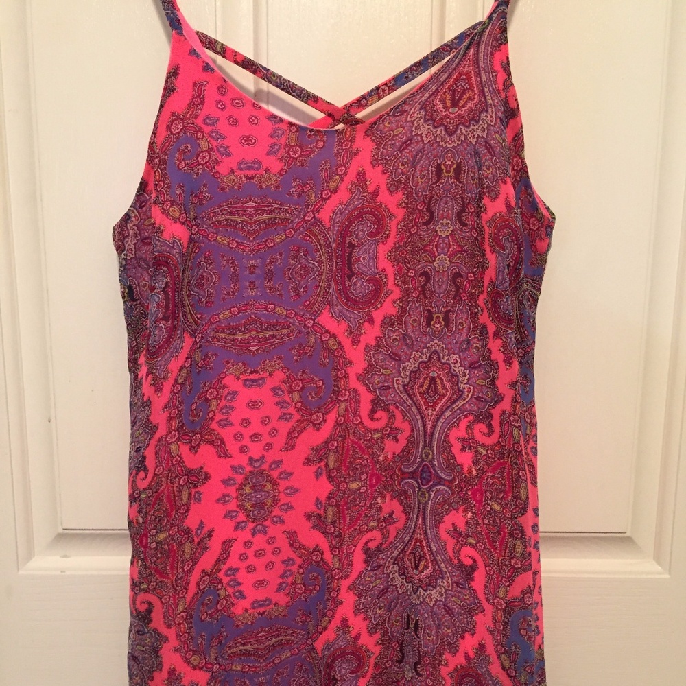 Unique Pink and Purple Dress