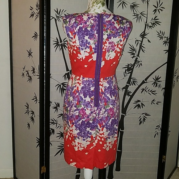 Adrianna Papell Floral Sheath Dress - Picture 2 of 5