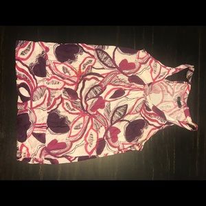 American Eagle tropical print v neck tank