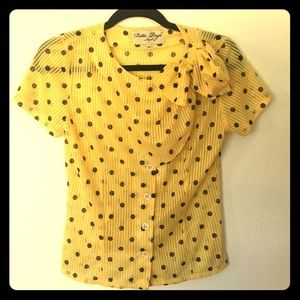 Betty Page Tie Shirt by Tatyana