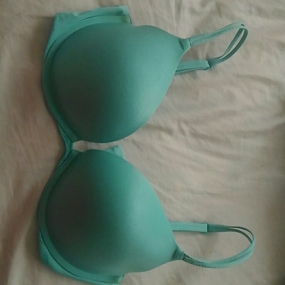 Light teal sexy pushup Victoria's secret bra 36D