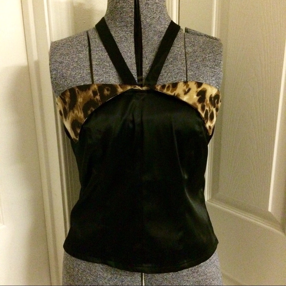 LEOPARD halter top (FINAL SALE) - Picture 6 of 7