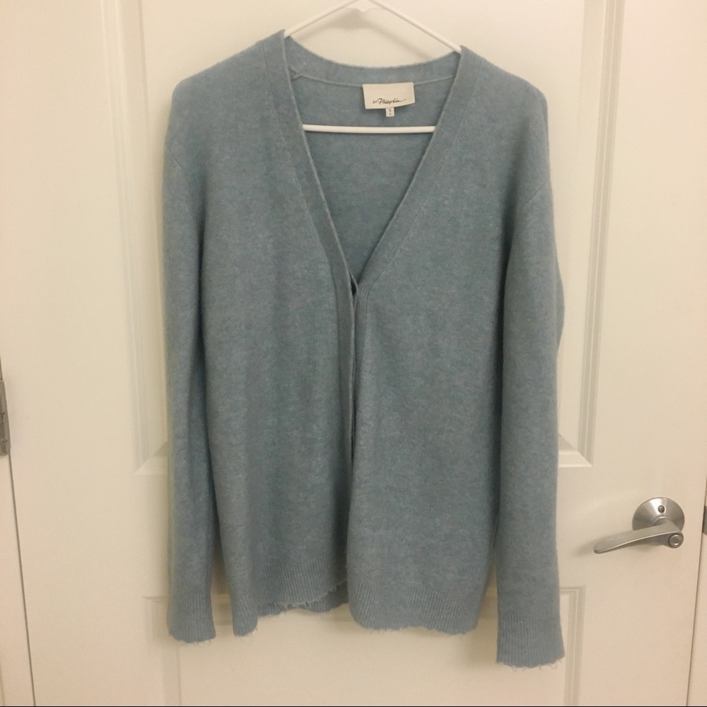 3.1 Phillip Lim Baby Blue Cardigan