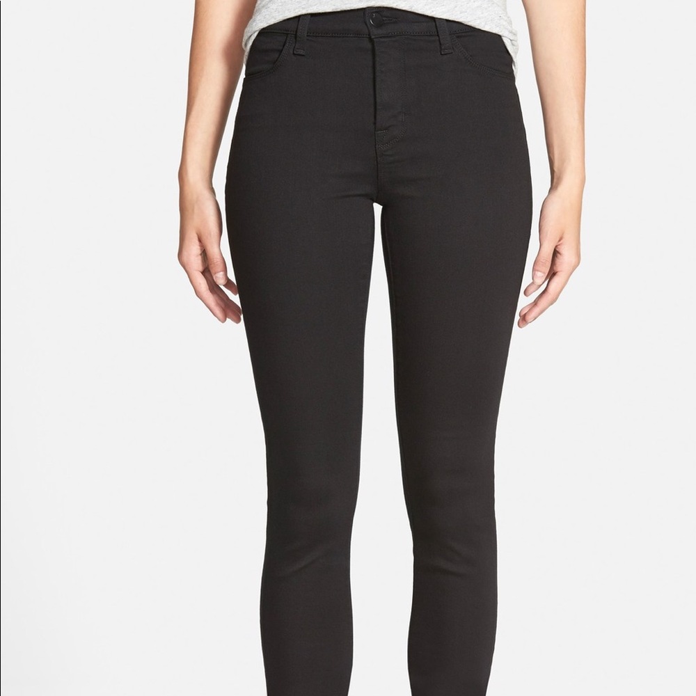 J Brand Black Maria high rise Skinny Jeans!