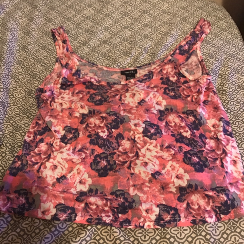 Rue 21 Cropped Tank Top