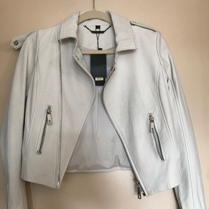 White leather jacket White leather jacket