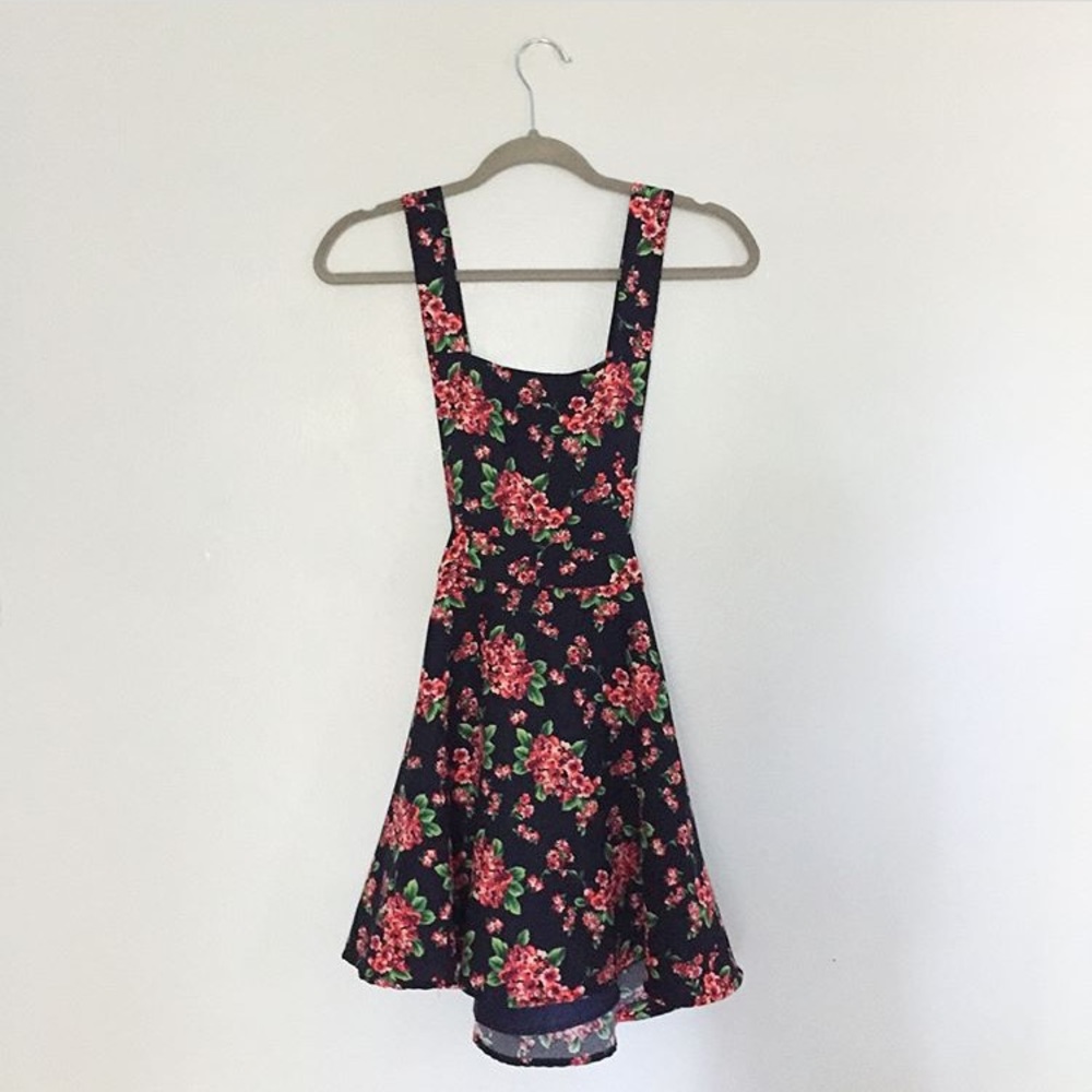 Floral Pinafore dress