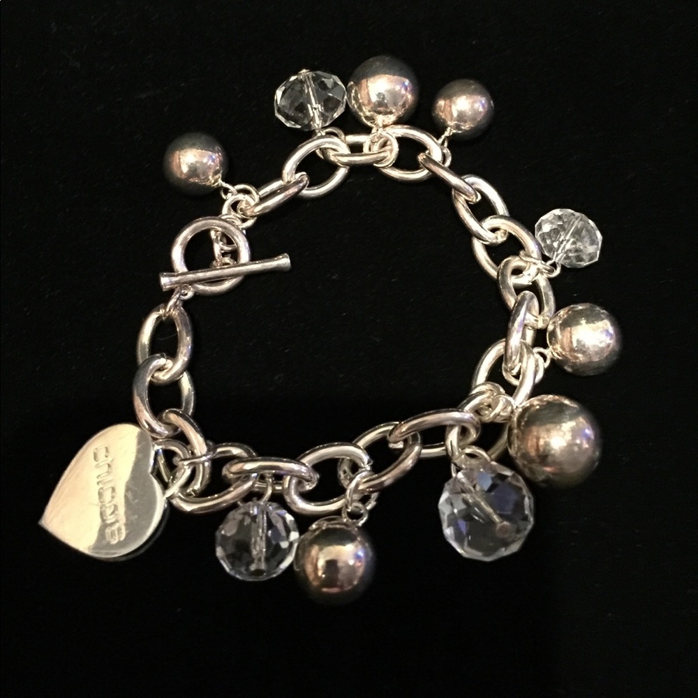 Chico’s Babbles Heart Bracelet Silver Color
