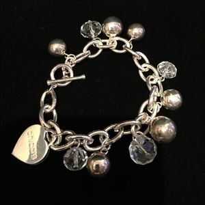 Chico’s Babbles Heart Bracelet Silver Color