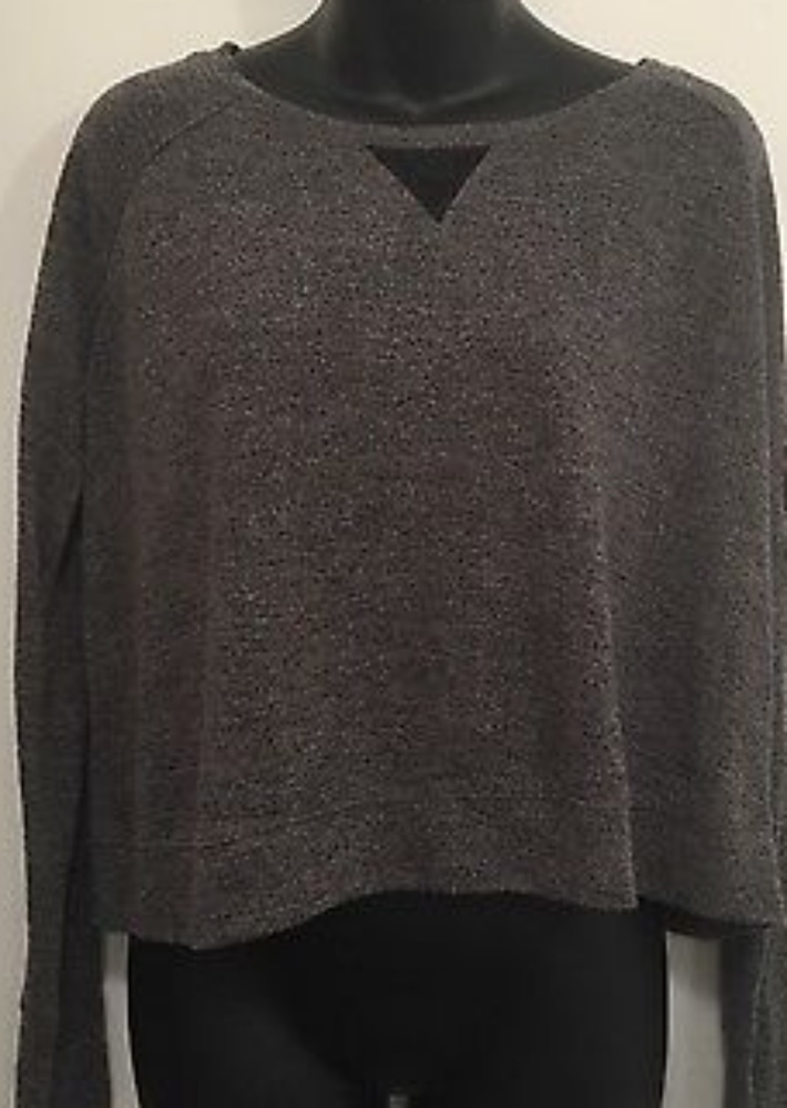 NWOT Victoria's Secret Lace Inset Sweatshirt XL