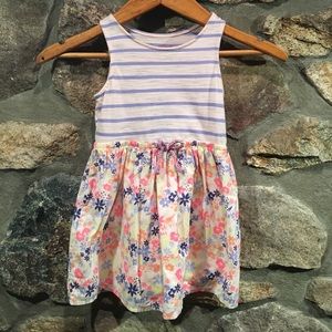 Cat & Jack Stripped/Flowered Sun Dress-Size:3T