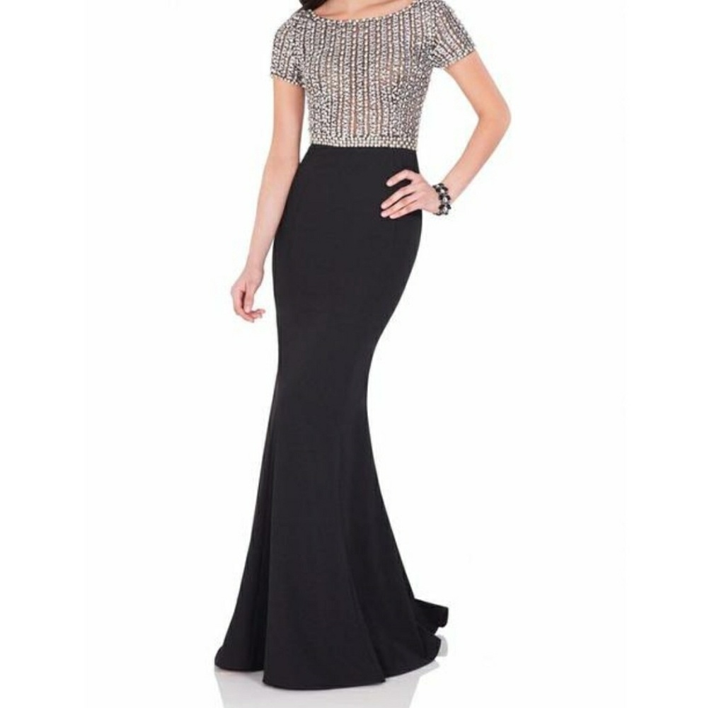 Terani Couture Crystal Rhinestone Mermaid Gown 4