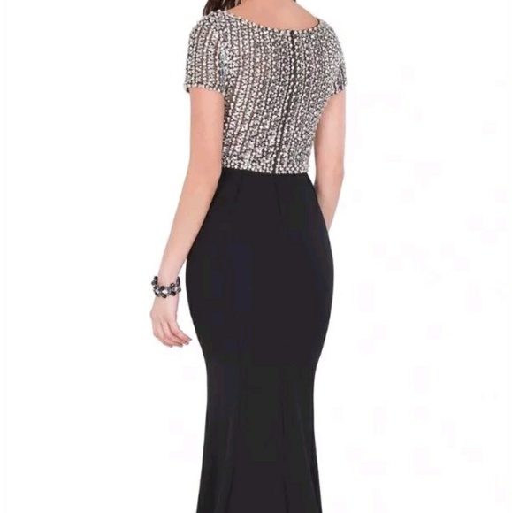 Terani Couture Crystal Rhinestone Mermaid Gown 4 - Picture 2 of 6