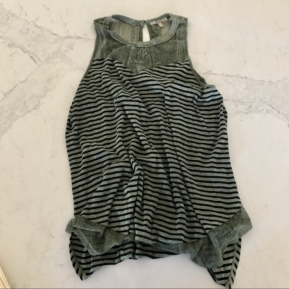 Gimmicks Crochet Striped Tank