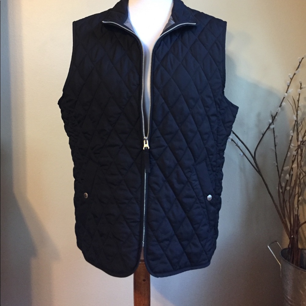 Size large Lands End Quilted Vest