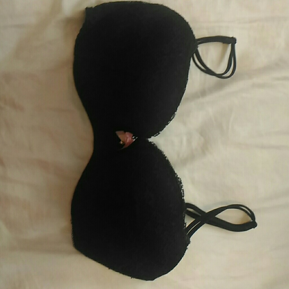 Sexy black lace Victoria's secret bra 36D