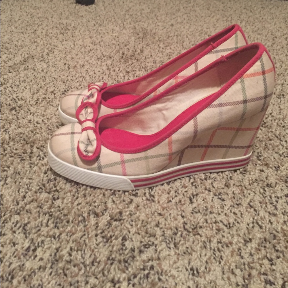 Coach Sneaker Wedges Size 8