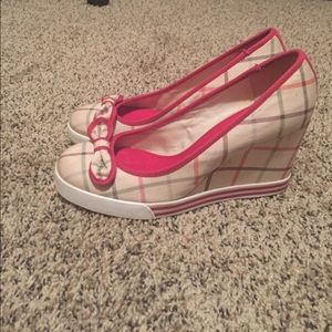 Coach Sneaker Wedges Size 8