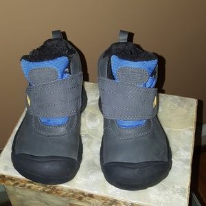 Grey children's boots