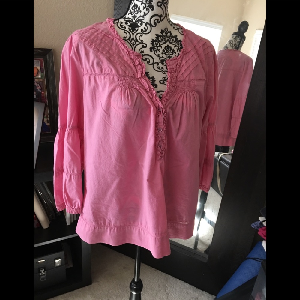 DKNY Jeans peasant top