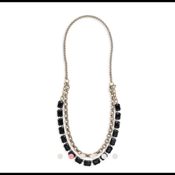 Jet Octagon Convertible Necklace - Picture 2 of 3