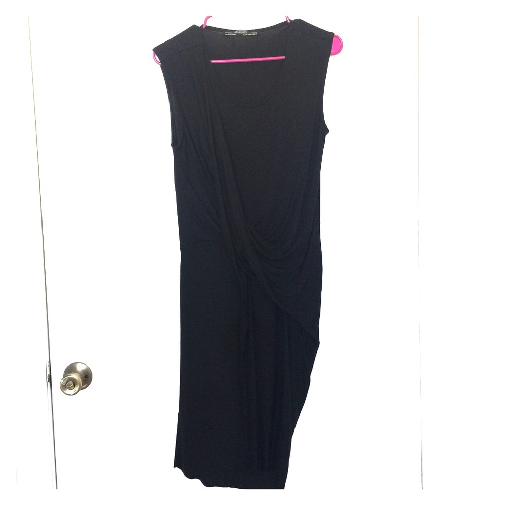 All Saints black dress size 4