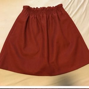 Re-posh J Crew SideWalk Skirt in Rust
