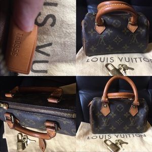 Authentic Louis Vuitton mini speedy