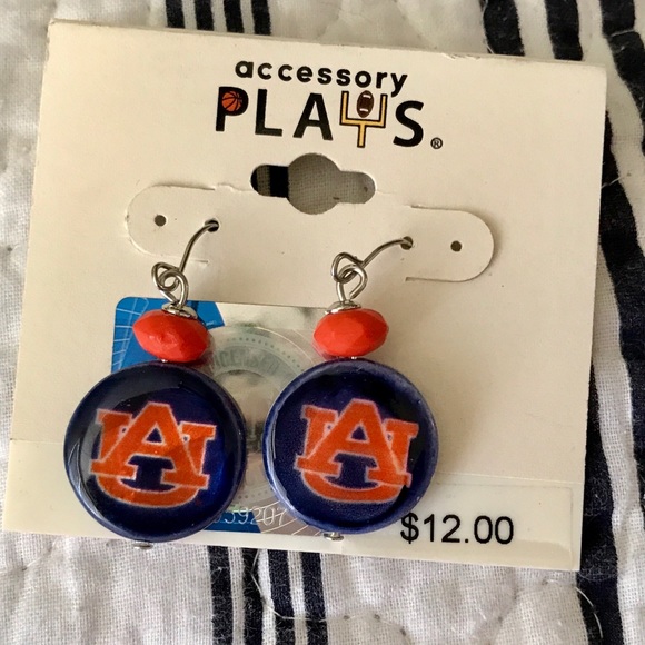 Auburn University Dangle Earrings - Picture 2 of 2