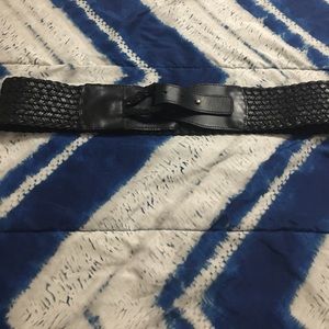 Black dress belt