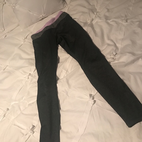 grey and lilac leggings - Picture 2 of 2
