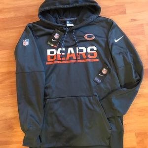 NWT 😍 Chicago Bears Nike Thermafit Hoodie 🐻🏉👕