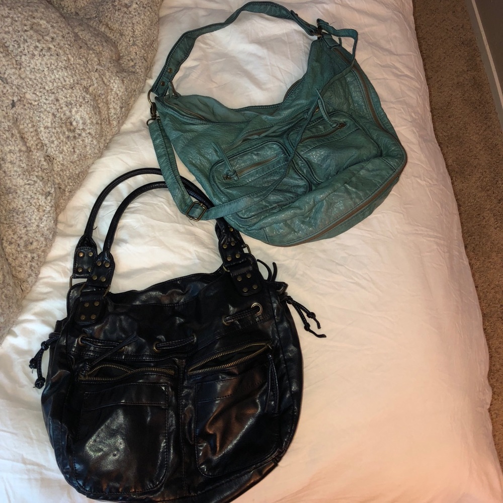 Faux leather purse bundle