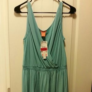 Turquoise knee length dress