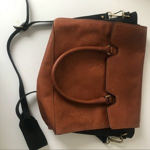 Madewell satchel color block