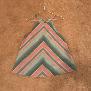 Chevron colorful tank top
