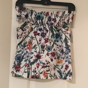 Zara off shoulder crop top✨✨✨