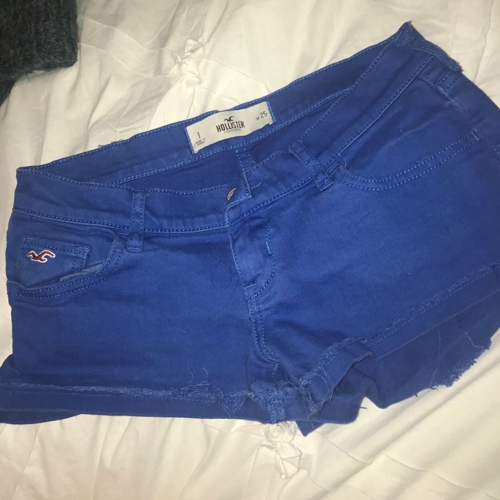 cobalt jean shorts