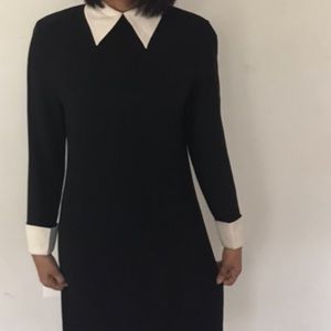 Dress black and white