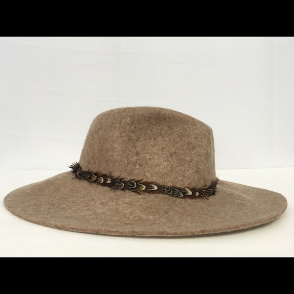 Merona Accessories - Women's Rancher Hat Brown with Feathers - Merona