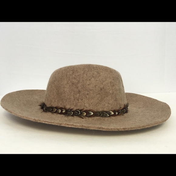 Women's Rancher Hat Brown with Feathers - Merona - Picture 2 of 5