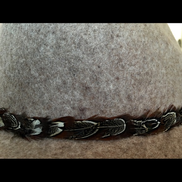 Women's Rancher Hat Brown with Feathers - Merona - Picture 3 of 5