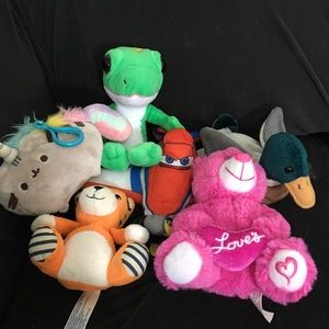Plush bundle of 6