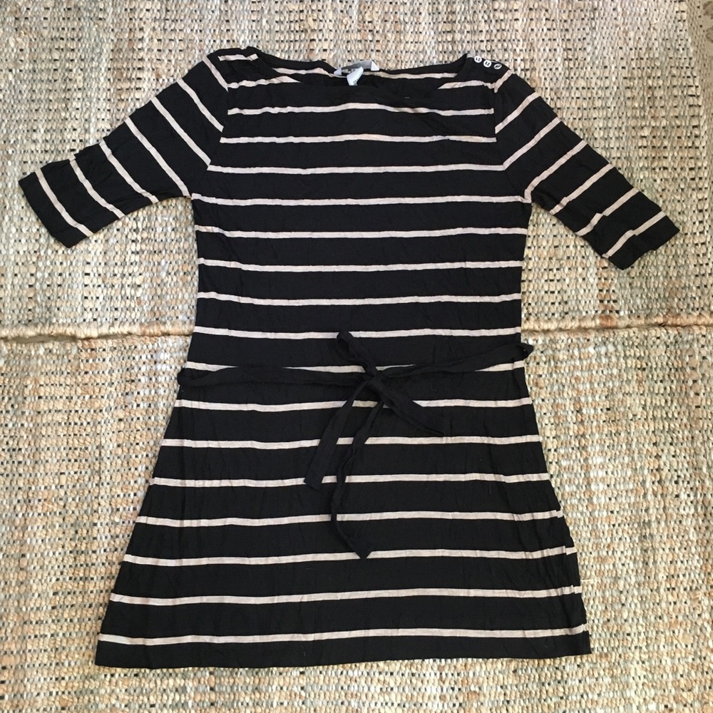 NWT Black and Tan Striped Tunic