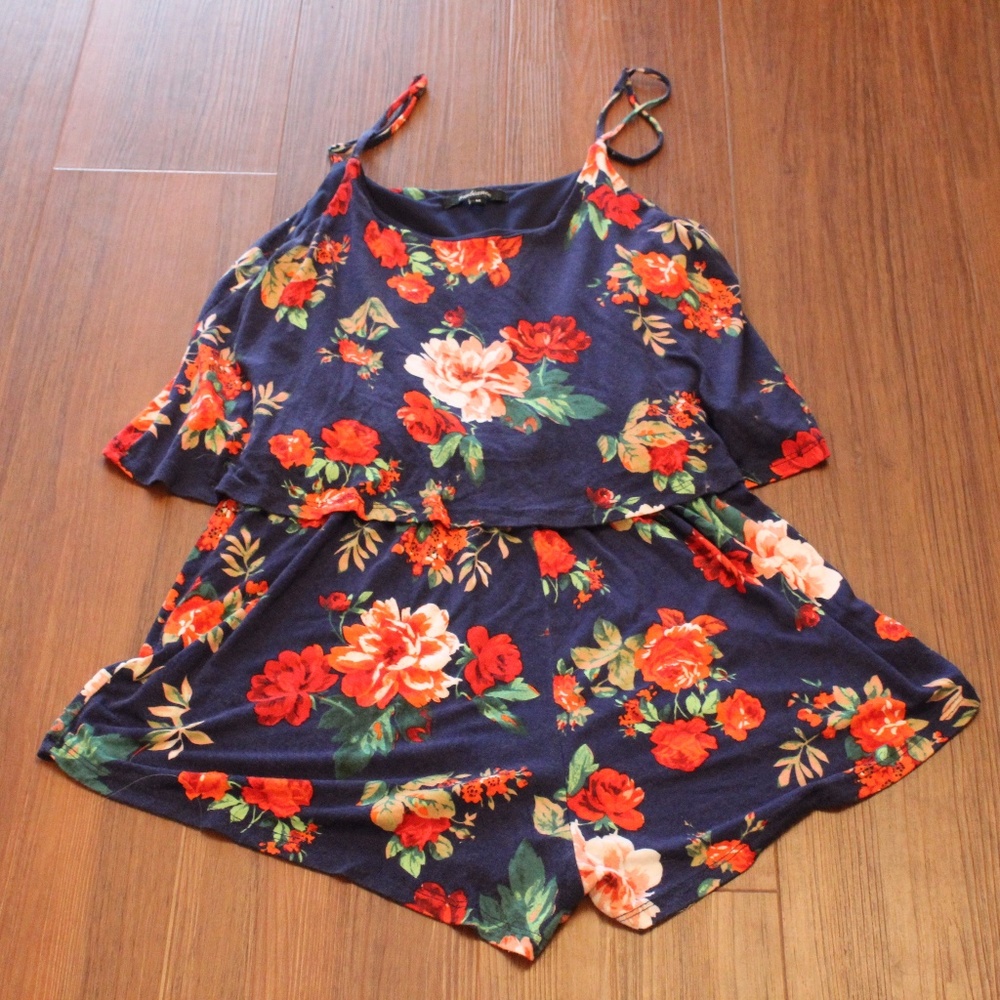 Charlotte Russe Floral Romper