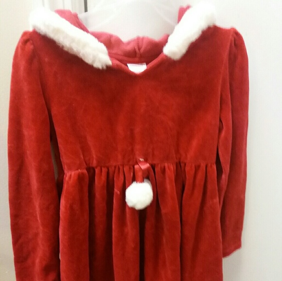 Santa inspired Girls dress - Picture 1 of 6