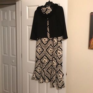 Women’s size 12 dress and sweater set