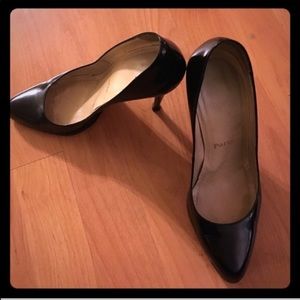 Authentic Christian Louboutin Black Patent Heels